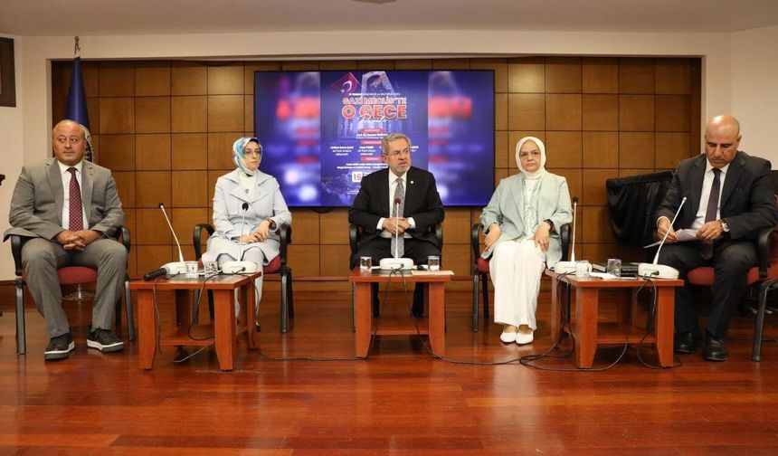 Ankara Üniversitesi'nde 15 Temmuz paneli: Gazi Meclis'te yaşananlar ilk ağızdan anlatıldı