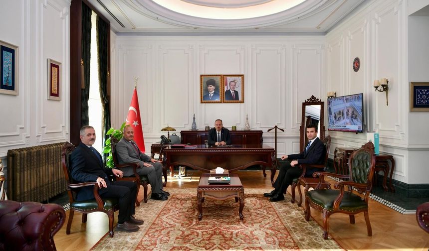 BİK Ankara Bölge Müdürü Atakan Çelik'ten Vali Yakup Canbolat'a ziyaret!