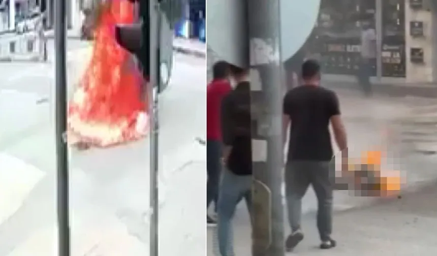 Dörtyol’da korkunç olay: Üzerine yanıcı madde döken kişi ağır yaralandı