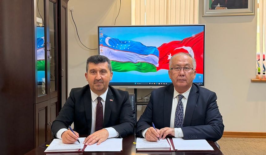ASBÜ ve Ali Şir Nevai Taşkent Üniversitesi arasında 5 yıllık iş birliği mutabakatı