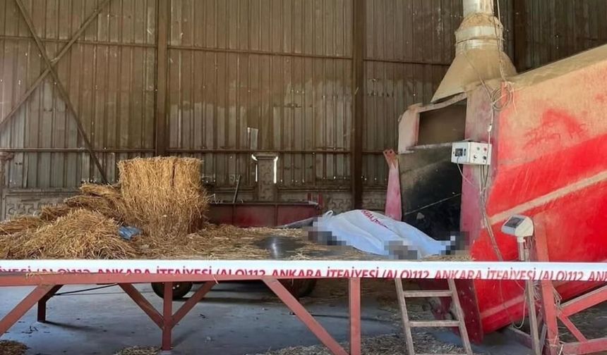 Ankara Polatlı'da acı olay: Yem karma makinesine düşen işçi yaşamını yitirdi