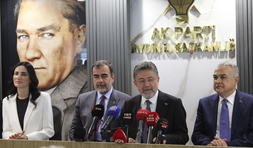 Bakan Yumaklı açıkladı: “Son 24 yılda Aydın’a yaklaşık 190 milyar liralık yatırım yapıldı”