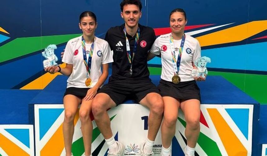 Türk sporcular İtalya'da tarih yazdı! Avrupa şampiyonluğu üniversiteye gurur yaşattı