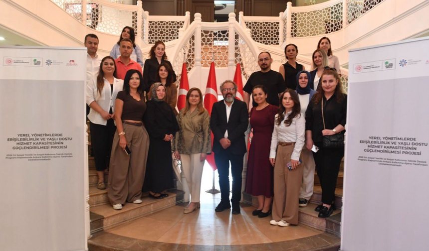 Ankara’da belediyeler için yaşlı dostu hizmet eğitimi
