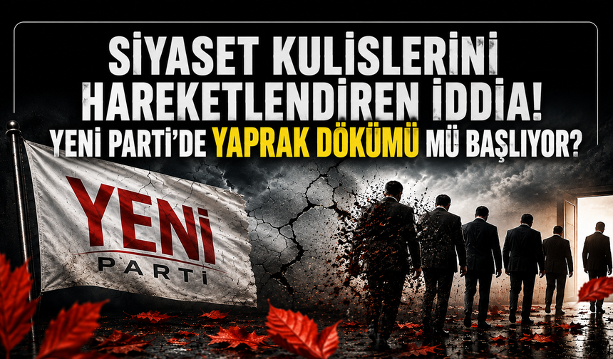 Siyaset kulislerini hareketlendiren iddia: Yeni Parti’de yaprak dökümü mü başlıyor?