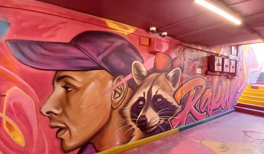 Farabi Alt Geçidi grafitilerle renklendi