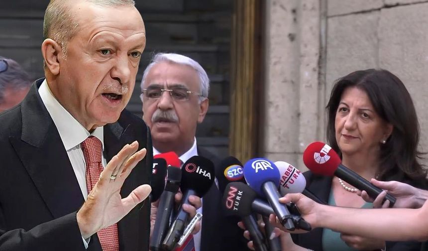 DEM Parti heyetinden Erdoğan görüşmesi öncesi kritik mesajlar: Talepler masada