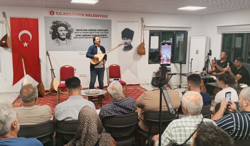 Ankara’da âşıklar Keçiören’de buluştu