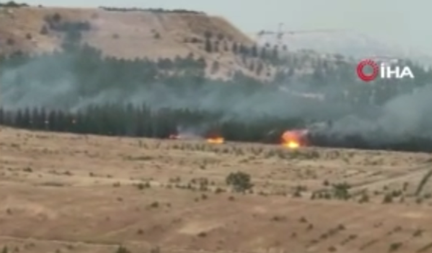 Ankara'da korkutan yangın! Yenimahalle'deki alevler kontrol altına alındı