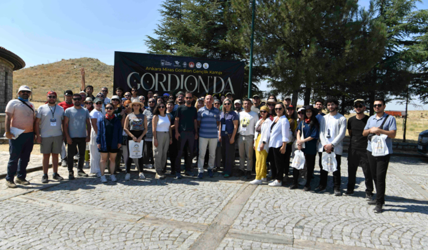 Ankara'da gençler Gordion'un tarihi mirasını yerinde keşfetti