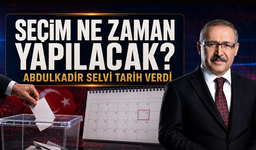Seçim ne zaman yapılacak? Abdulkadir Selvi tarih verdi