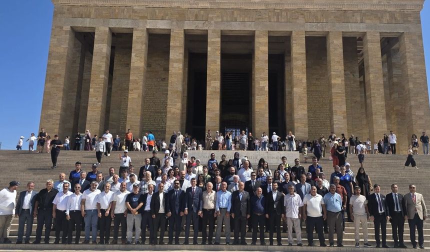 Ankara’nın Haymana ilçesinden Anıtkabir'e Sakarya Meydan Muharebesi ziyareti