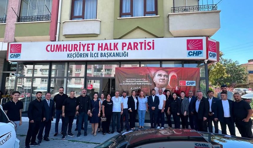 CHP Ankara Milletvekili Dinçer'den Keçiören İlçe Başkanlığına ziyaret