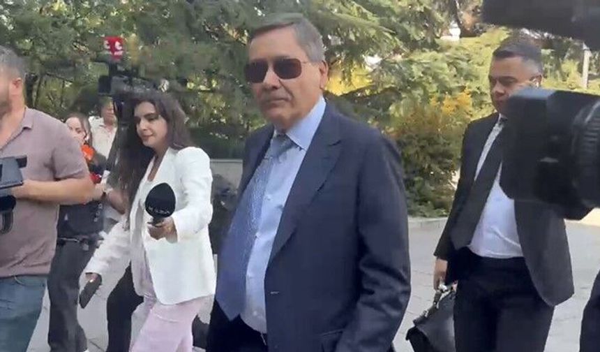 Melih Gökçek ifade vermek üzere Ankara Adliyesi'nde: O sözleri olay oldu!