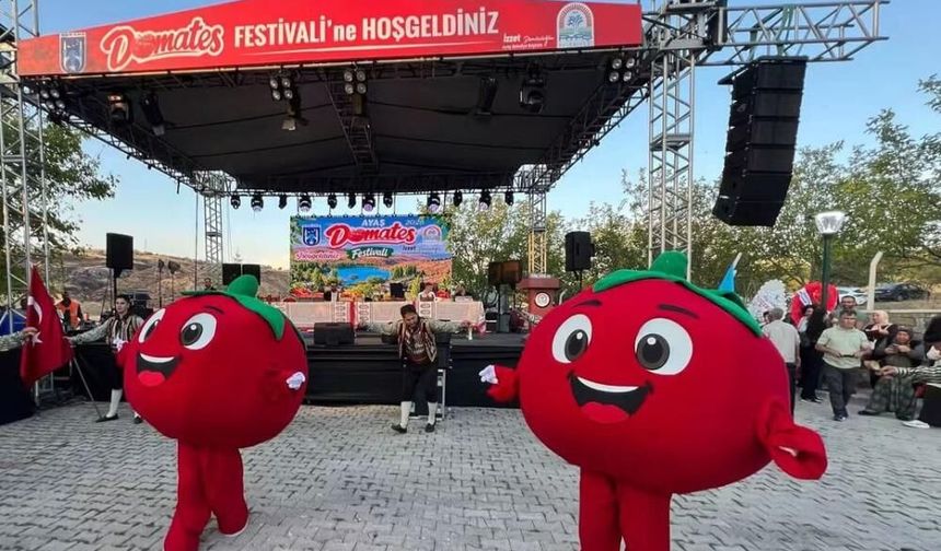 Ankara'da Ayaş Domates Festivali coşkusu başladı! Binlerce kişi ilçede buluştu