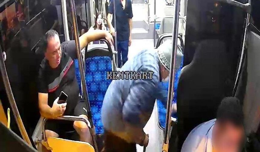 Yaşlı adam kılığına girip halk otobüslerini denetledi: 79 şoföre cezai işlem uygulandı