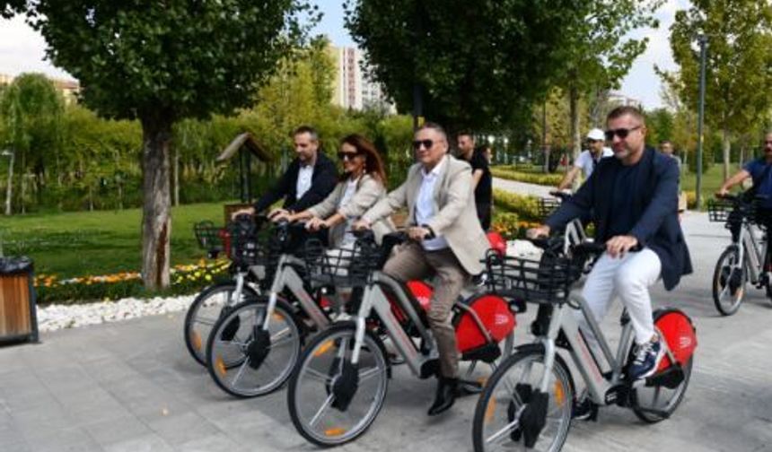Başkentte yeni ulaşım seçeneği: Elektrikli bisikletler kullanıma açıldı