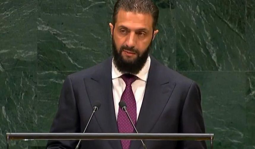 Şara’dan BM kürsüsünde İsrail’e rest: 'Suriye’den geri çekilmeli'