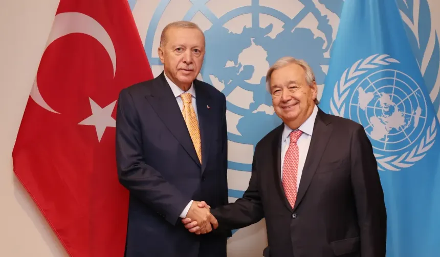 Erdoğan’dan Guterres’e Gazze mesajı: İki devletli çözüm zemini korunmalı