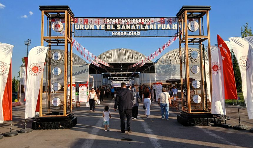 İşyurtları Ürün ve El Sanatları Fuarı Ankara’da açıldı
