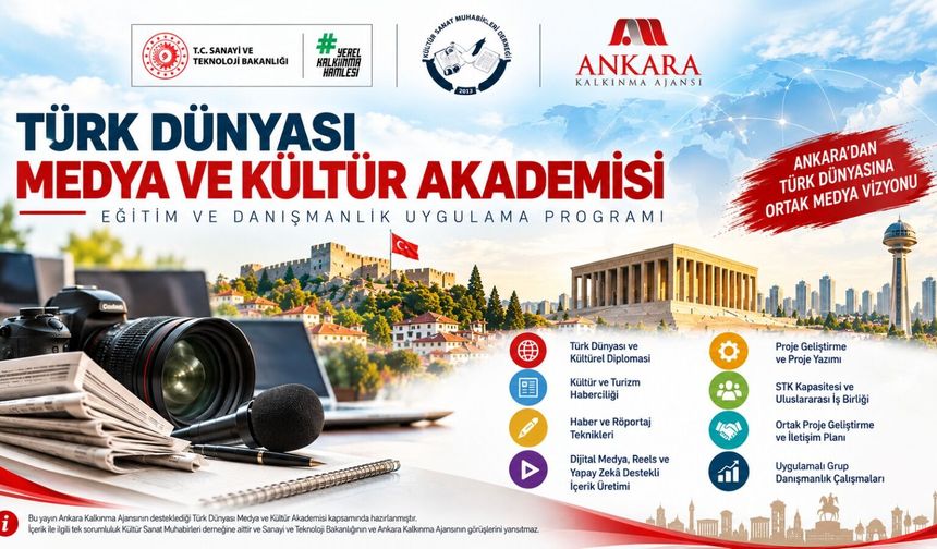 Türk Dünyası Medya ve Kültür Akademisi Ankara’da başlıyor