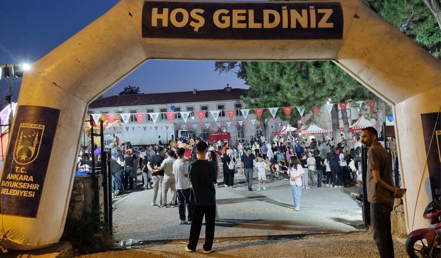 Ankara Yaz Şenlikleri Haymana'da devam ediyor: Programın ilk gününde çocuklardan yoğun ilgi