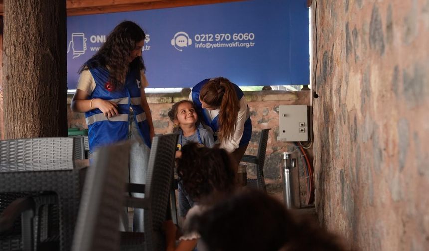 Yetim Vakfı'nda "Yaz Molası" sona erdi: Çocuklar yazı dolu dolu geçirdi!