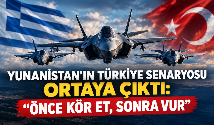 Yunanistan'ın Türkiye senaryosu ortaya çıktı: "Önce kör et, sonra vur"