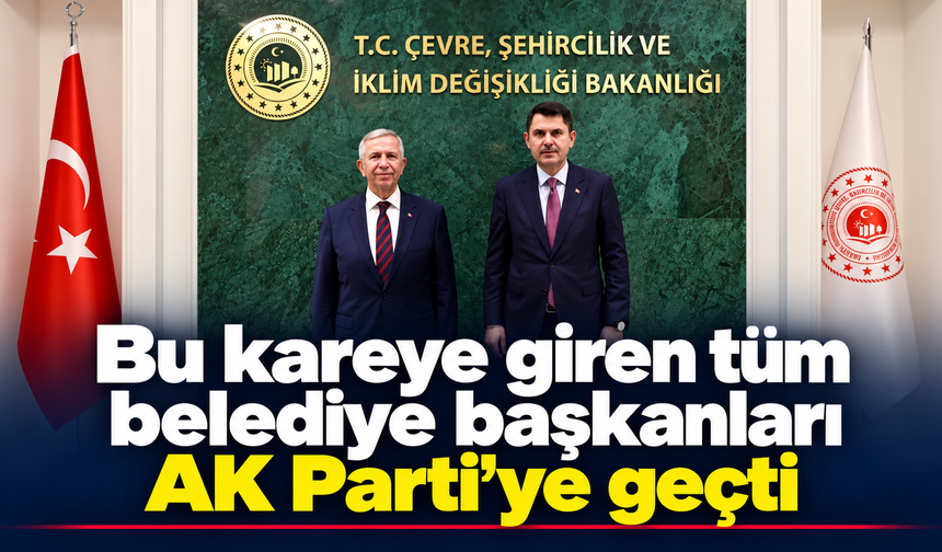 Ankara için kritik görüşme: Murat Kurum Mansur Yavaş’ı ağırladı