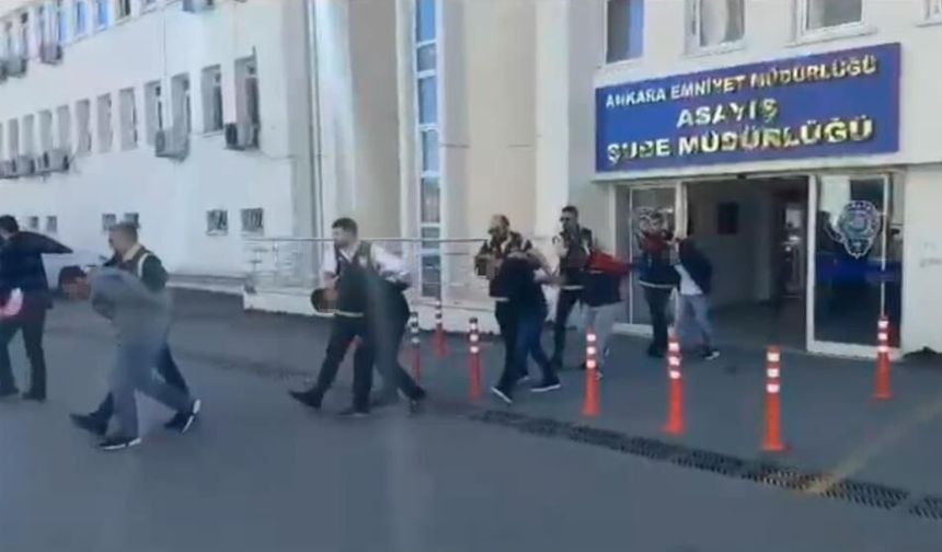 Ankara'da iş yerine ve iki araca silahlı saldırı: 5 şüpheli tutuklandı