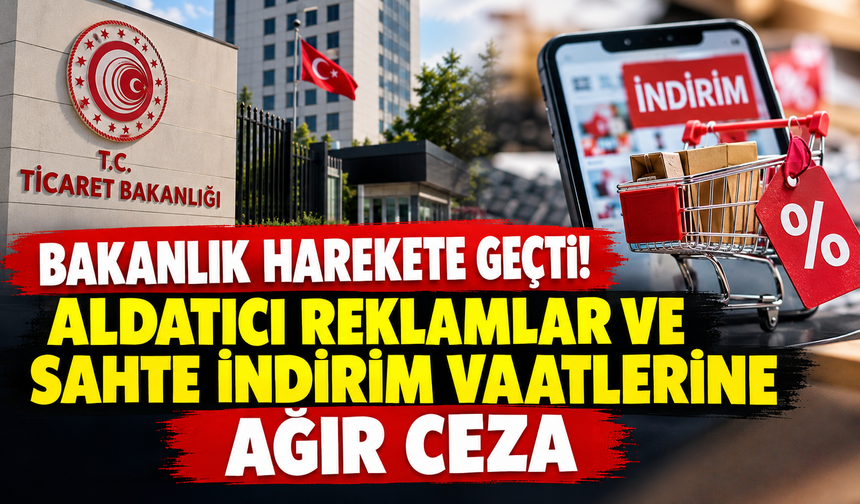 Bakanlık harekete geçti! Aldatıcı reklamlar ve sahte indirim vaatlerine ağır ceza