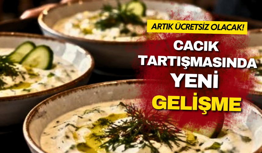 Ankara’daki cacık tartışmasında yeni gelişme: Artık para alınmayacak!