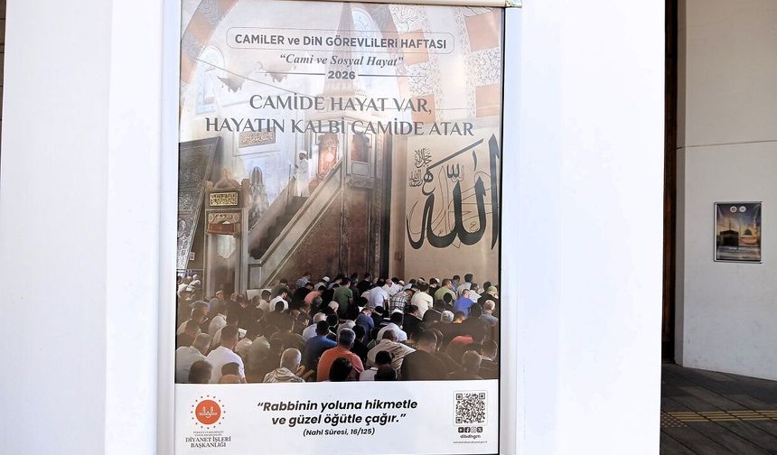 Camiler ve Din Görevlileri Haftası başladı
