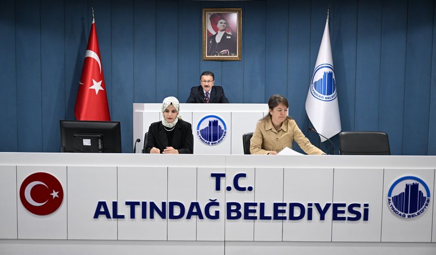 Altındağ Belediyesi'nin 2027 yılı bütçesi belli oldu: Meclisten oy birliğiyle geçti