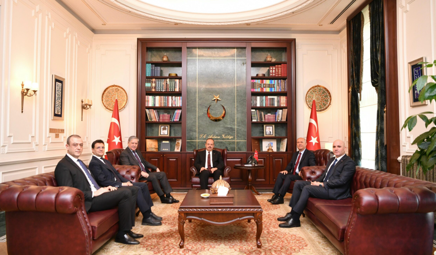 İçişleri Bakanlığı heyetinden Ankara Valisi Yakup Canbolat’a ziyaret