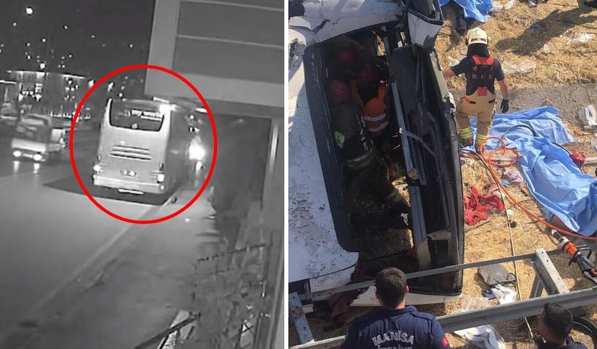 Manisa’da 11 kişinin öldüğü kazada iki şoför gözaltında: Kaplıca turuna çıkmışlardı
