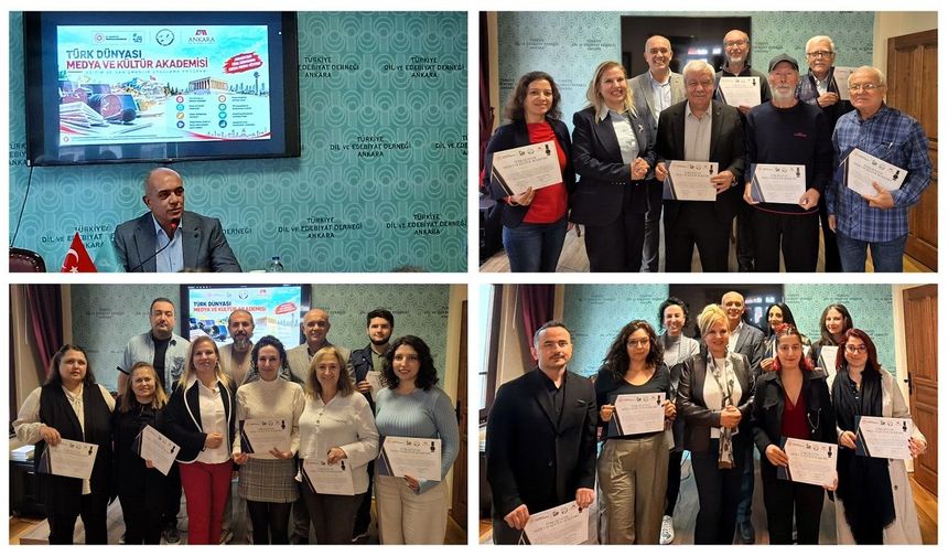 Medya, Kültür ve Diplomasi eğitimleri sertifikayla taçlandı